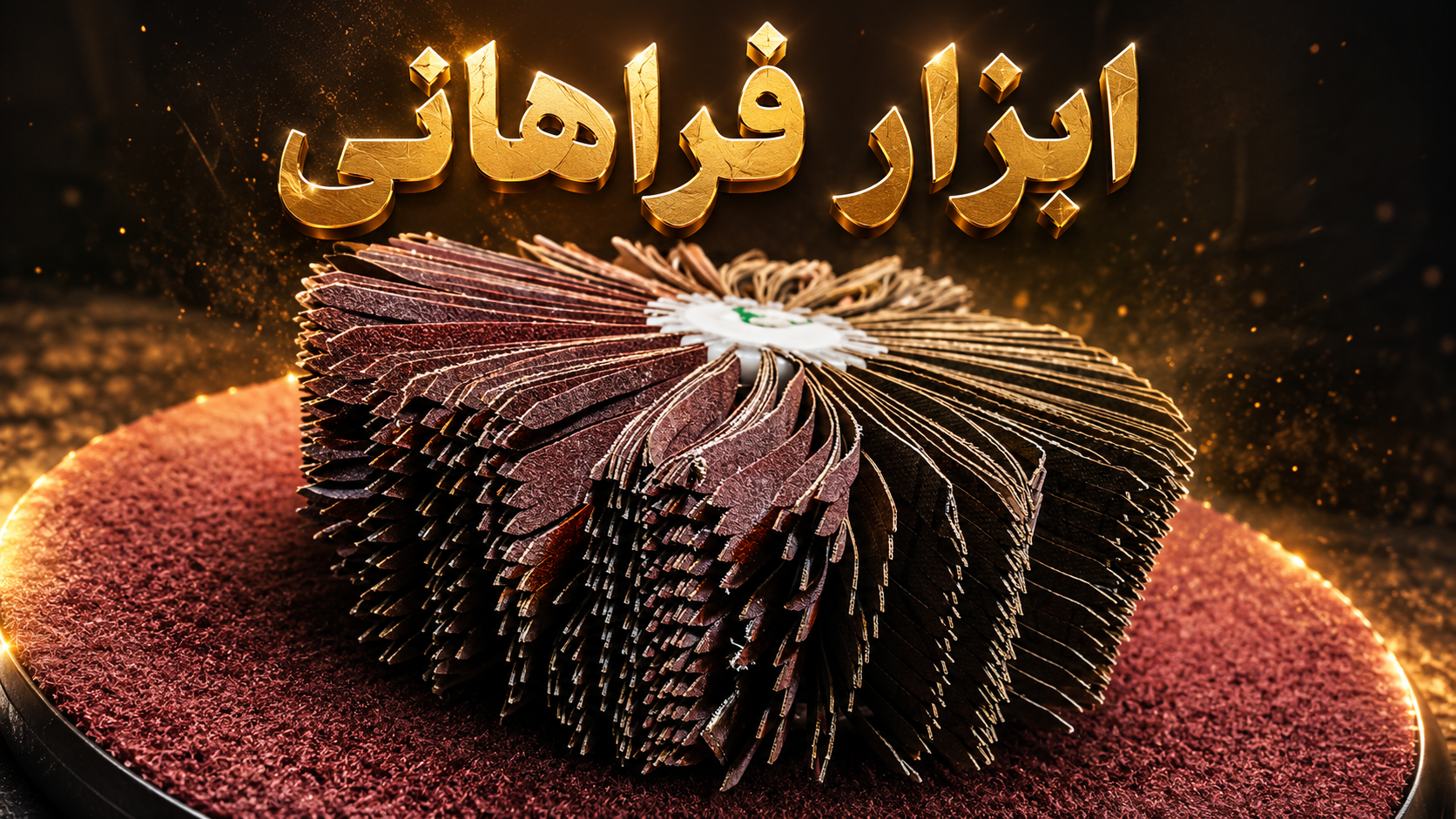 براش سنباده چینی زبری۱۲۰